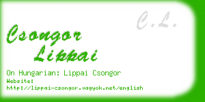 csongor lippai business card